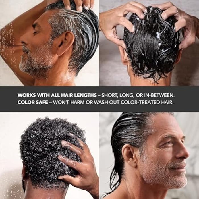 Caldera + Lab Hair Care System for Men – Shampoo, Conditioner & Leave-In Scalp Serum | Clean, Sulfate-Free Set | Fuller-Looking, Stronger Hair | Gift-Ready - Image 4