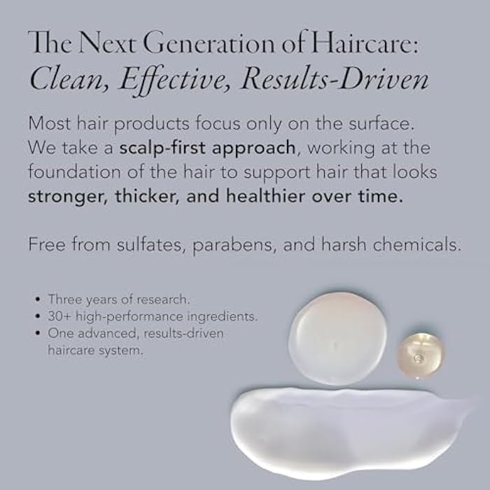 Caldera + Lab Hair Care System for Men – Shampoo, Conditioner & Leave-In Scalp Serum | Clean, Sulfate-Free Set | Fuller-Looking, Stronger Hair | Gift-Ready - Image 2