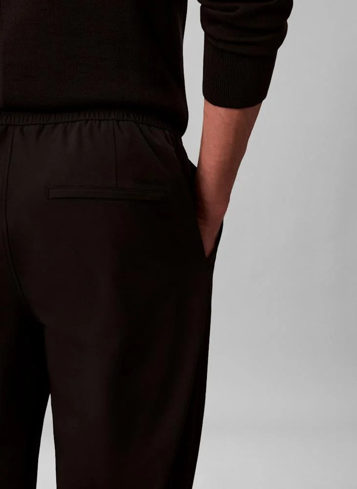 CALVIN KLEIN  Stretch Dobby Straight Leg Trousers for Men | Best Price UAE