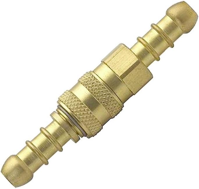 Tezla Inline Quick Release Fitting Coupling for 8mm i/d propane/butane gas Hose - Image 4