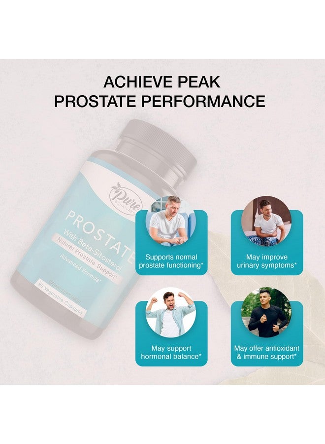 Pure By Nature Beta Sitosterol Supplement, Prostate Support Capsules for Men with Zinc, May Help with Frequent Urination & May Support Good Sleep, 90 Capsules - Image 4