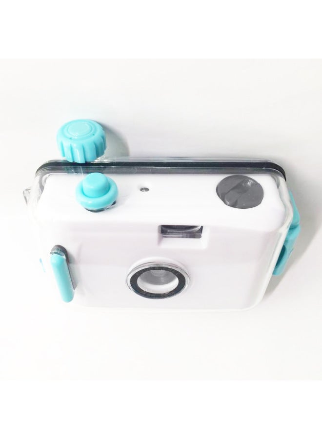 White Green Shell Film Camera Fixed * Surface Fixed * Pattern Classic Retro Practical Multiple Gift Camera-Color:White Green Shell  - Image 5
