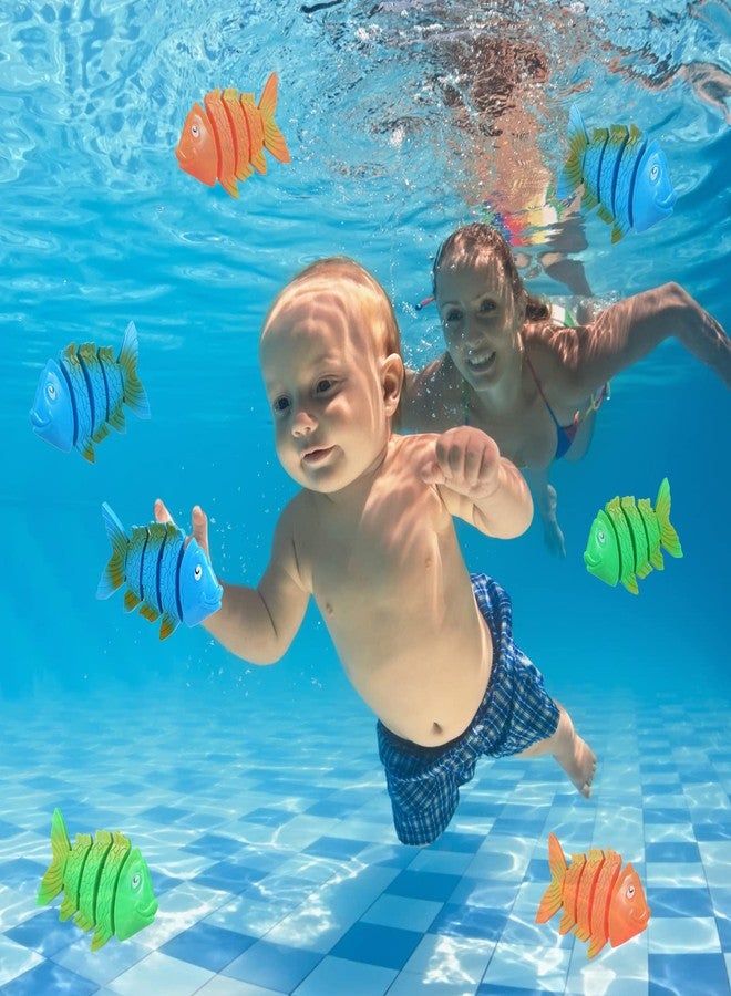 Tarpop 30 Pcs Pool Toys Fish Toy Pool Diving Toys Underwater Fish Sinking Toys Swimming Pool Toys Bath Toys for Girls Boys Pool Party Favors Summer Swimming Games Supplies Training Gift - Image 3