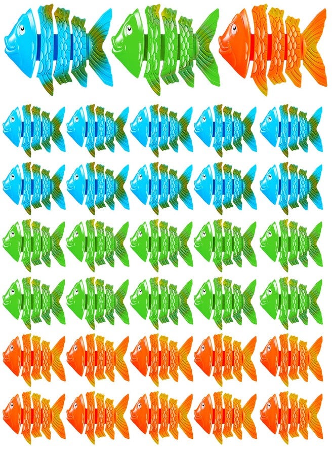 Tarpop 30 Pcs Pool Toys Fish Toy Pool Diving Toys Underwater Fish Sinking Toys Swimming Pool Toys Bath Toys for Girls Boys Pool Party Favors Summer Swimming Games Supplies Training Gift - Image 1