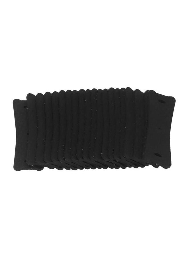 20pcs Professional Slingshot Pouch Microfiber Leather Slingshot Replacement Band Pocket for Hunting Shooting Games