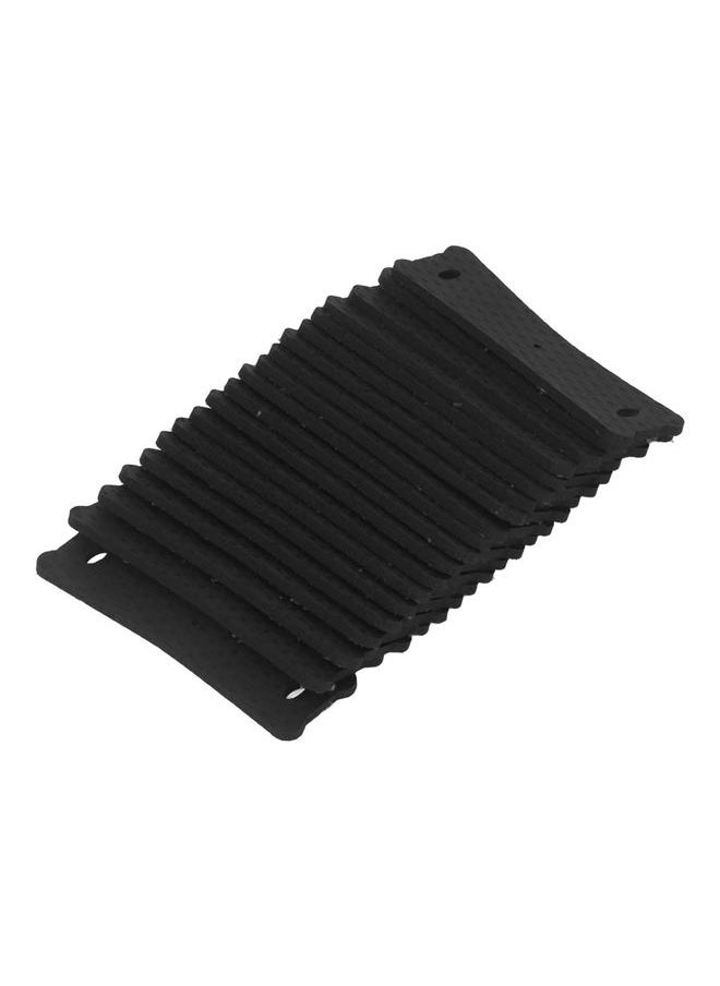 20pcs Professional Slingshot Pouch Microfiber Leather Slingshot Replacement Band Pocket for Hunting Shooting Games
