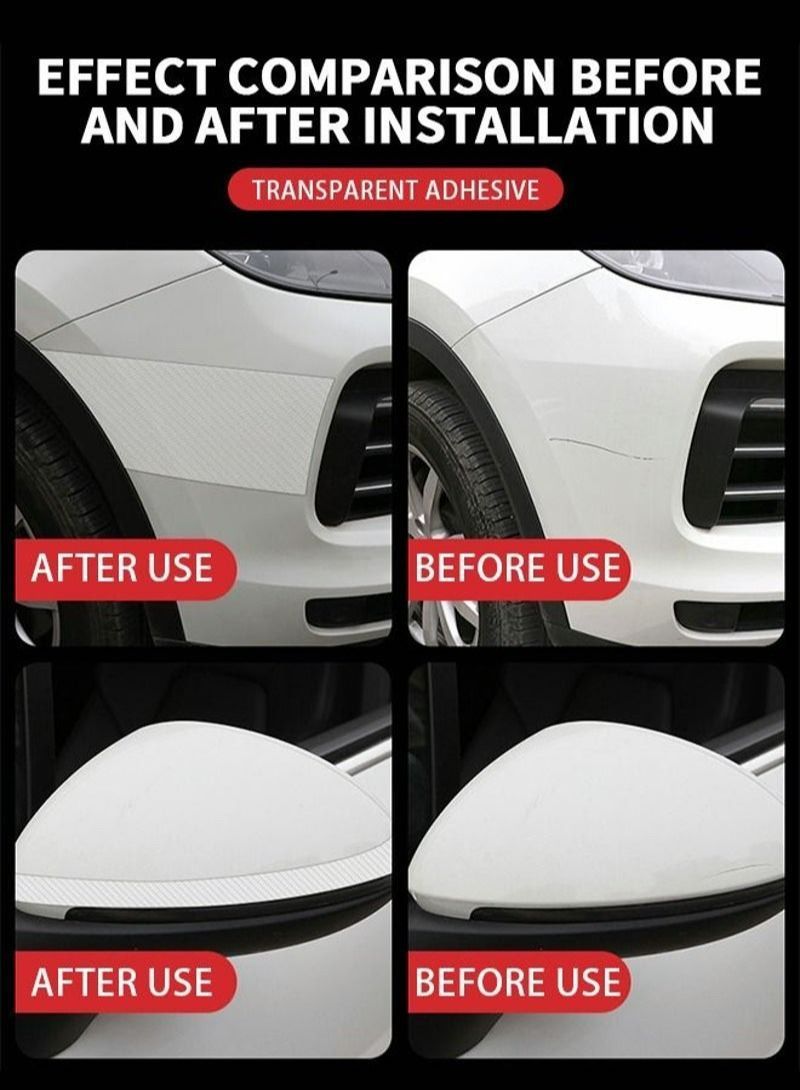 Y&D Car Door Edge Guards Sill Protector, Universal Sticker Entry Scratch Cover Protector Film 5D Carbon Fiber Reflector, Trunk,Protector for Most Cars(2Inx33Ft)  - Image 4