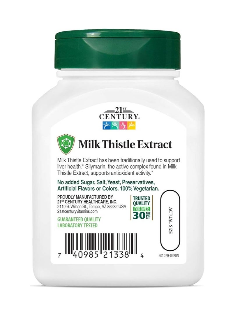 21st Century Vitamins Thistle Extract Veg Capsules, 60 Count - Image 2
