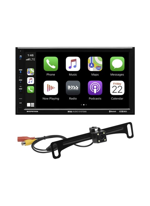 Double DIN, Apple CarPlay and Android Auto, Mech-Less Multimedia Player (No CD/DVD) 7" Touchscreen Bluetooth