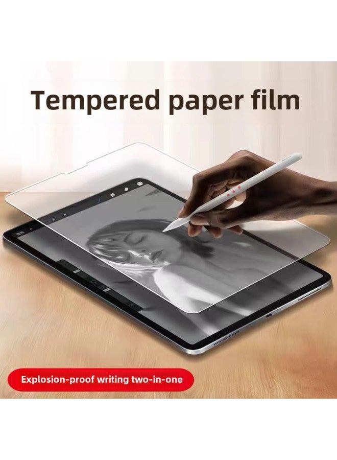 IPad Tempered Paper Film 2025 Air11 Tablet 10.9 Handwriting 9.7 Paper 10.2 Painting Film Suitable-Color:Tempered Paper Film 】-Dimensions:iPadPro 2020 12.9 Inch - Image 1