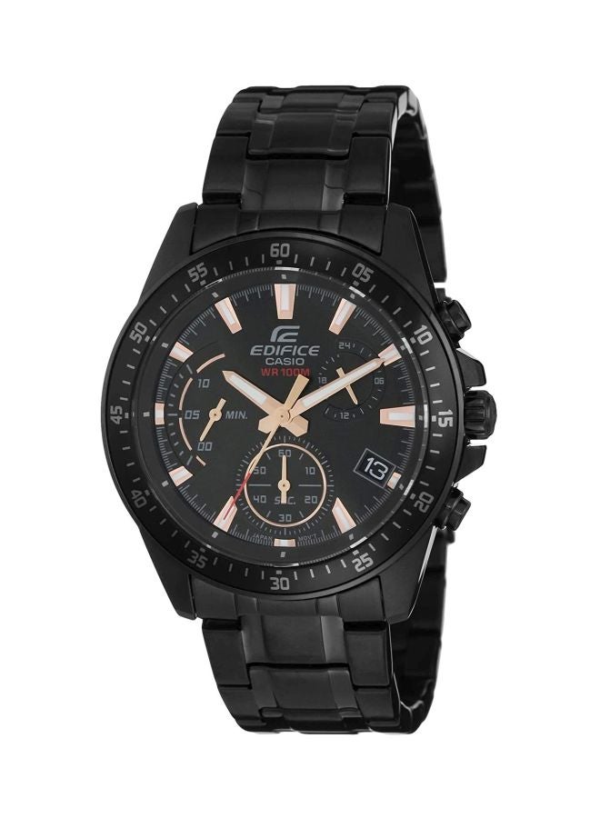 CASIO Men Edifice Chronograph Wrist Watch EFV-540DC-1BVUDF - 44 mm - Metallic Black - Image 1