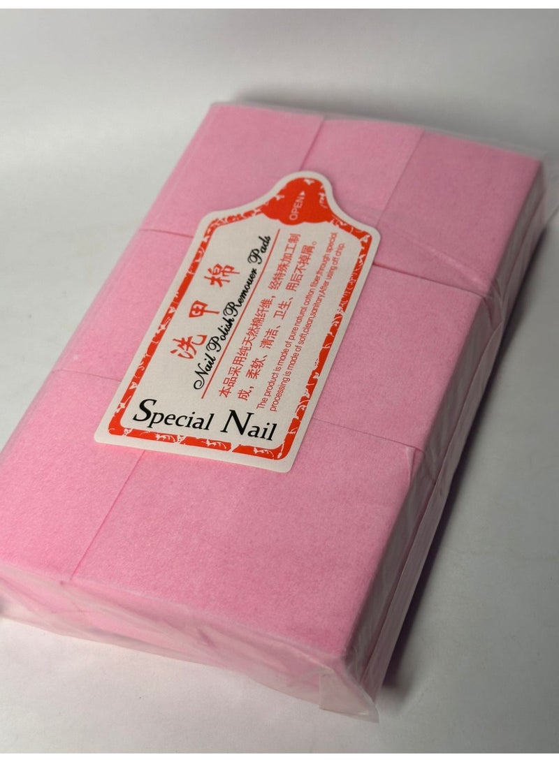 100% Pure Cotton - Makeup Remover And Nail Polish cotton pads - 1000 Count - Image 1