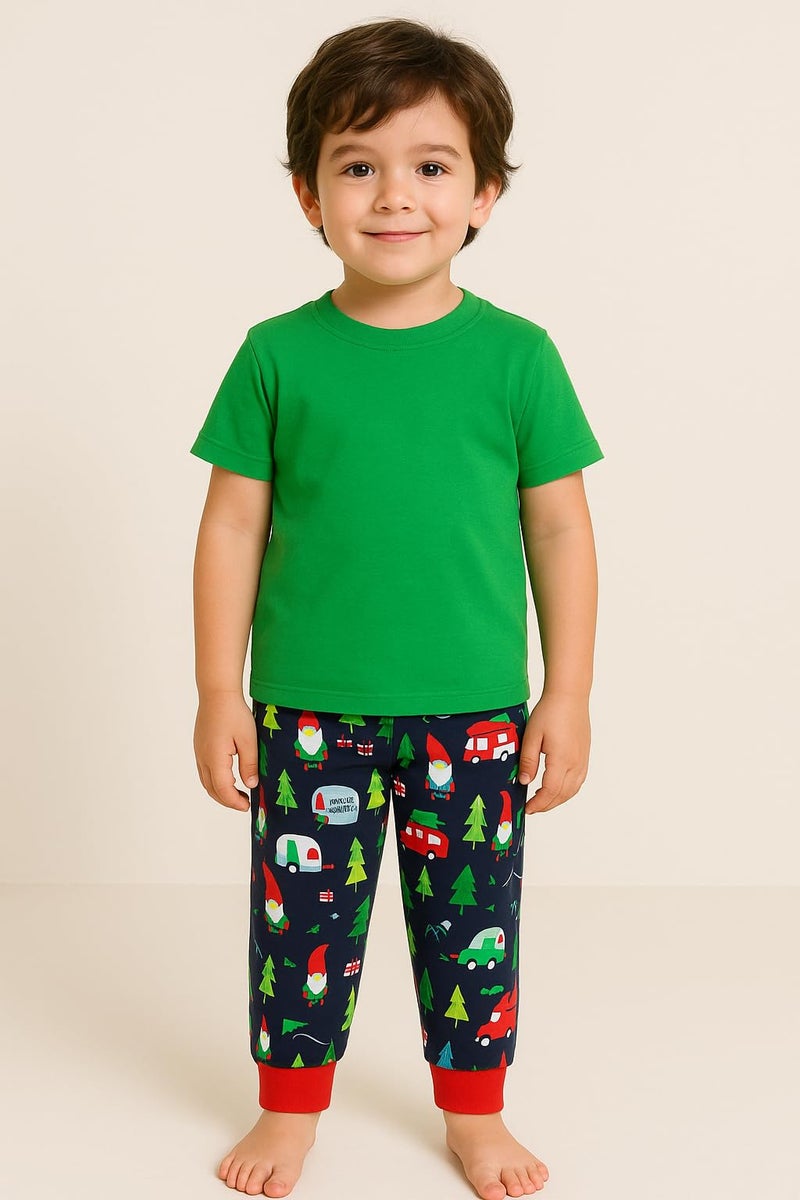 EIO Unisex Cotton Pajama Pants for Boys & Girls Combo Pack | Kids & Baby Soft Sleepwear Pyjamas Combo Pack | Toddler Breathable Nightwear Bottoms (Boys Print, 2-3 Y) - Image 3