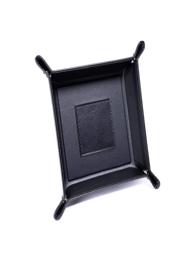 Dacasso Leather Travel Change Tray, Classic Black (A1088) - Image 4