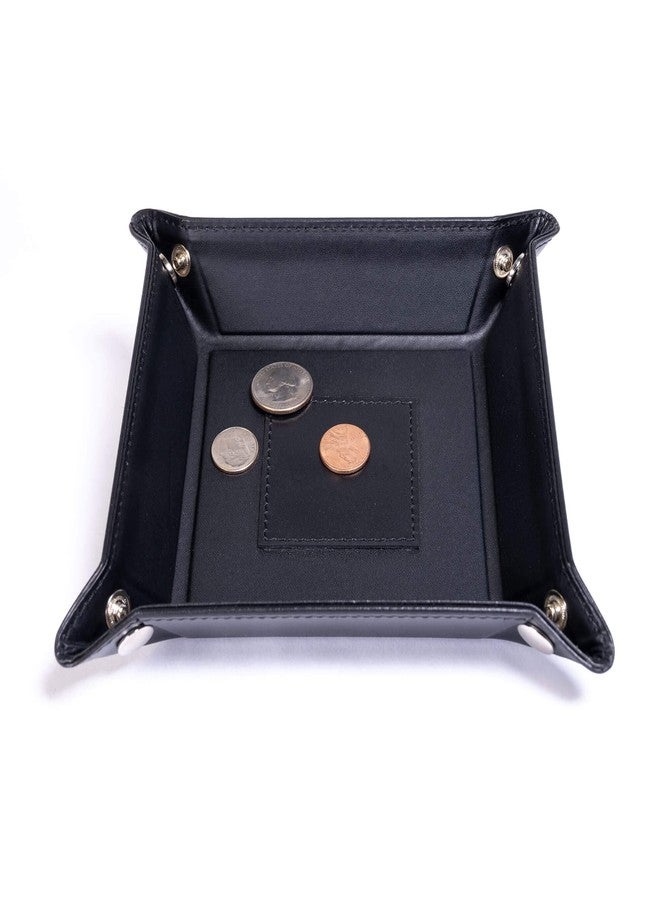 Dacasso Leather Travel Change Tray, Classic Black (A1088) - Image 2