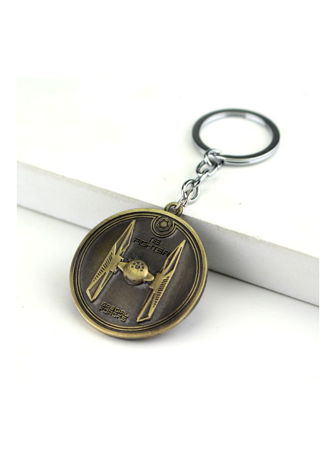 NIBEMINENT Star Wars Special Forces Alphabet Key Chain Ring Gold  - Image 2