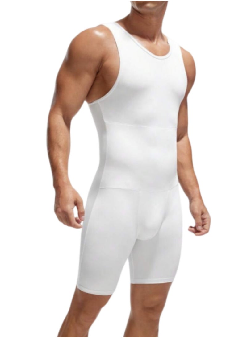 Fstyle - Men's Sauna Sweat Suit | Weight Loss Shapewear Boxing Top Shirt Waist Jacket Trainer Workout Shaper Sweatsuit Long Sleeves Men Premium Shapewear Ideal for Boxing, High Intensity Training - Image 1