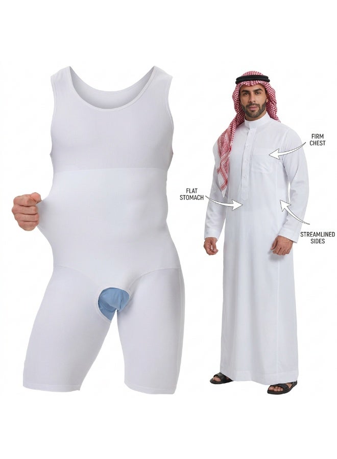 Men's Sauna Sweat Suit | Weight Loss Shapewear Boxing Top Shirt Waist Jacket Trainer Workout Shaper Sweatsuit Long Sleeves Men Premium Shapewear Ideal for Boxing, High Intensity Training - Image 1