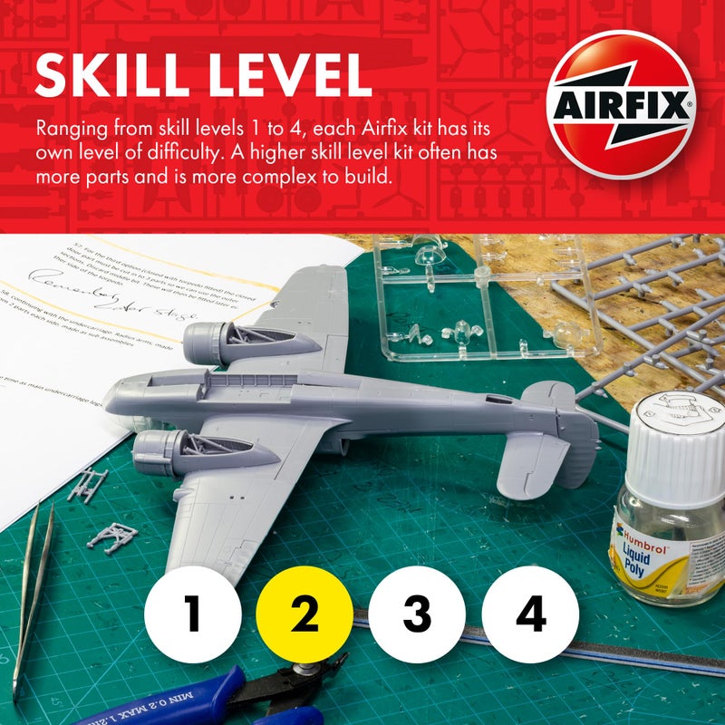 Airfix Vintage Classics Set - A02303V 88mm Gun & Tractor - Plastic Model Motor Vehicle Kits for Adults & Children 8+, Set Includes 114 Pieces, Sprues & Decals - 1:76 Scale Model Vehicle Set - Image 2