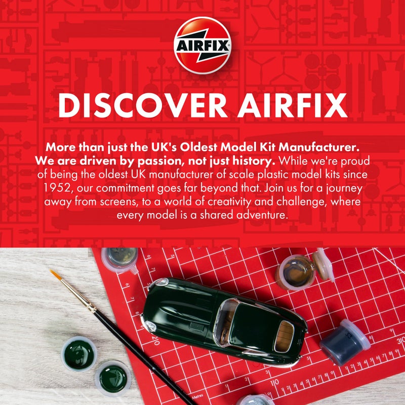 Airfix Vintage Classics Set - A02303V 88mm Gun & Tractor - Plastic Model Motor Vehicle Kits for Adults & Children 8+, Set Includes 114 Pieces, Sprues & Decals - 1:76 Scale Model Vehicle Set - Image 4