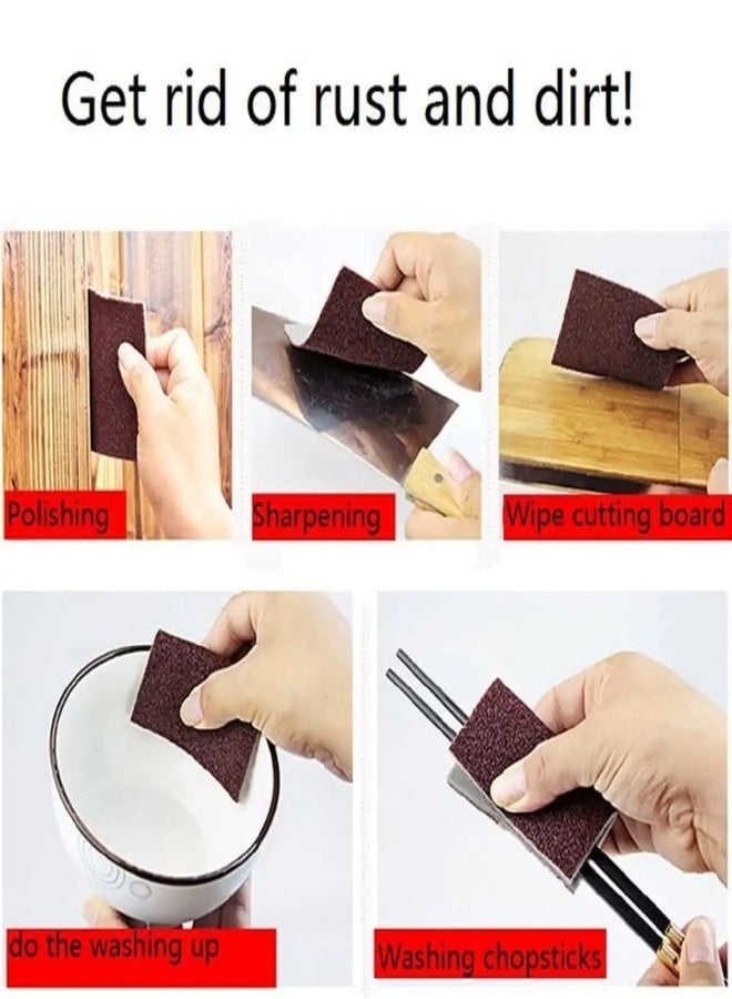 Sutroku Magic Cleaning Sponge Roll | Scratch Proof Kitchen Utensil Scrubber Roll | Dish Cleaning Sponge, Scrubber Pantry, Dishwashing, Bathroom, Floor, Kitchen (100cm, Brown) (Pack of_1) - Image 5