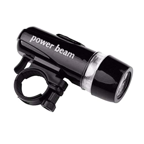 Shomex Bicycle Cycle Power Beam 5 LED Front Head Light Suitable for Bicycle Cycling Bike Hiking Camping Field Sports Light Ultra Bright 5 LED Front Rear Safety Flashlight Tail Light Lamp - Image 1