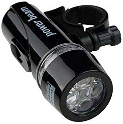 Shomex Bicycle Cycle Power Beam 5 LED Front Head Light Suitable for Bicycle Cycling Bike Hiking Camping Field Sports Light Ultra Bright 5 LED Front Rear Safety Flashlight Tail Light Lamp - Image 2