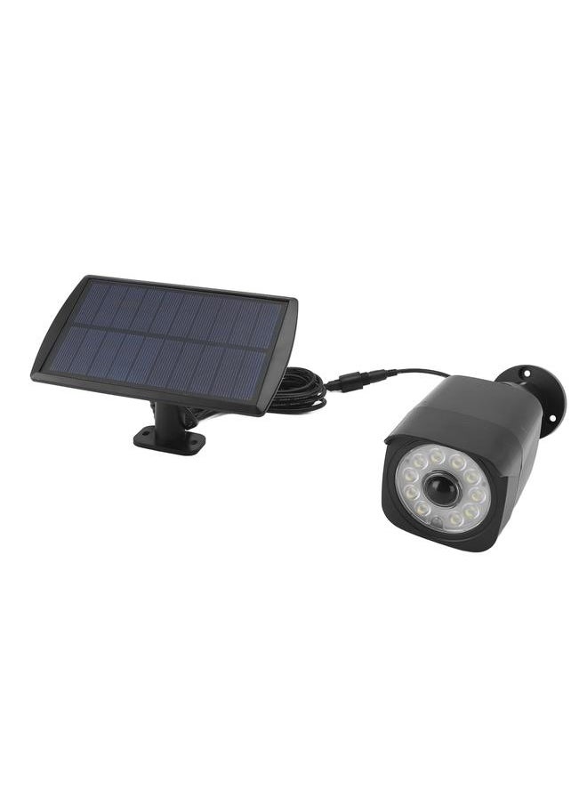 Thoraya Dummy Cameras Solar Light Motion Sensor IP65 Waterproof 2200mAh Battery Simulated Security Camera Light for Courtyard  - Image 2