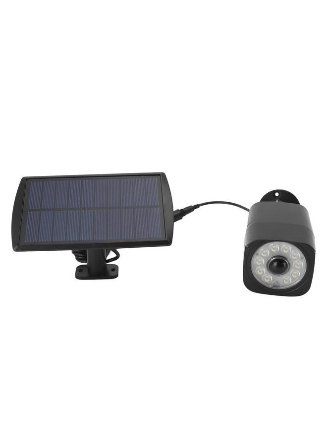 Thoraya Dummy Cameras Solar Light Motion Sensor IP65 Waterproof 2200mAh Battery Simulated Security Camera Light for Courtyard  - Image 3