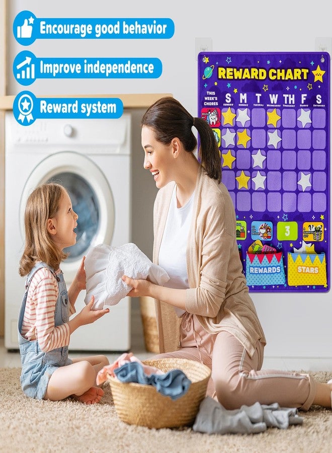 Taika 25.5x19 inch Incentive Chart, Behavior Reward Chart, Reward Charts, Training Chore Chart, Schedule for Kids, Behavior Checklist for 4 years+ - Image 4