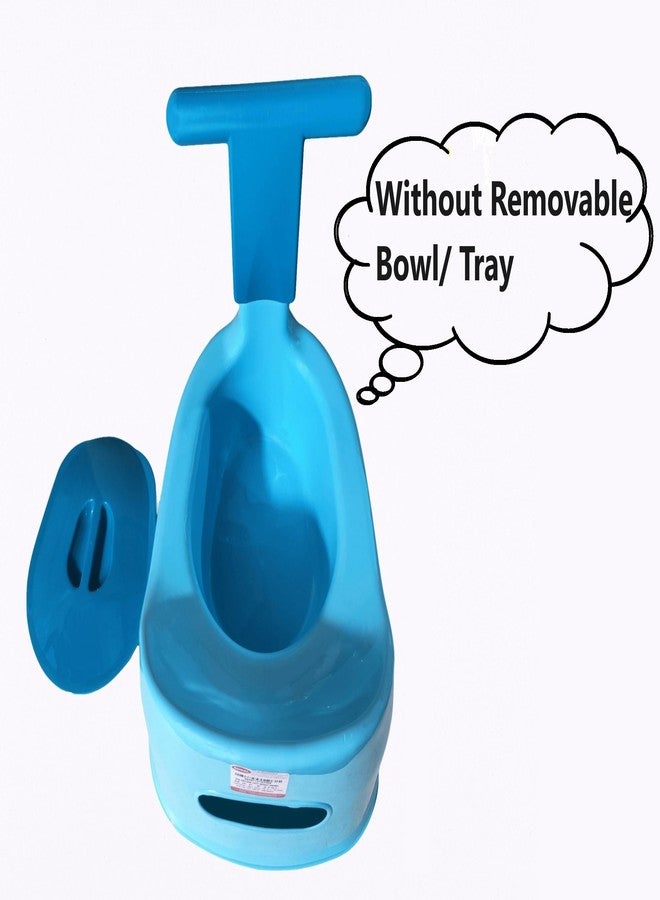 SONAL - BIKE (Small Size) Baby Potty Training Toilet Seat without Removable Tray, Lid (Age 6-12 Month) Potty Seat/Potty Box (Blue) - Image 5
