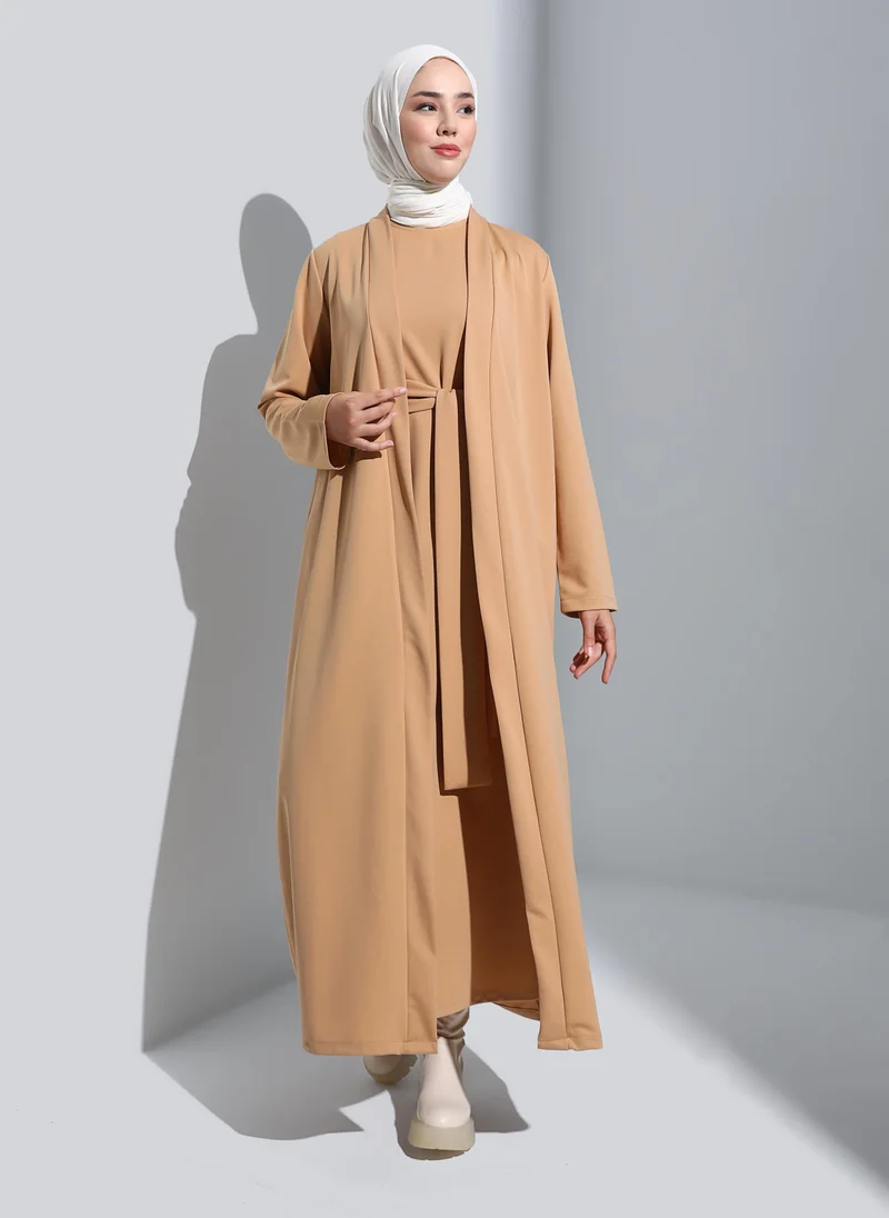 Refka by modanisa Beige - Suit - Refka