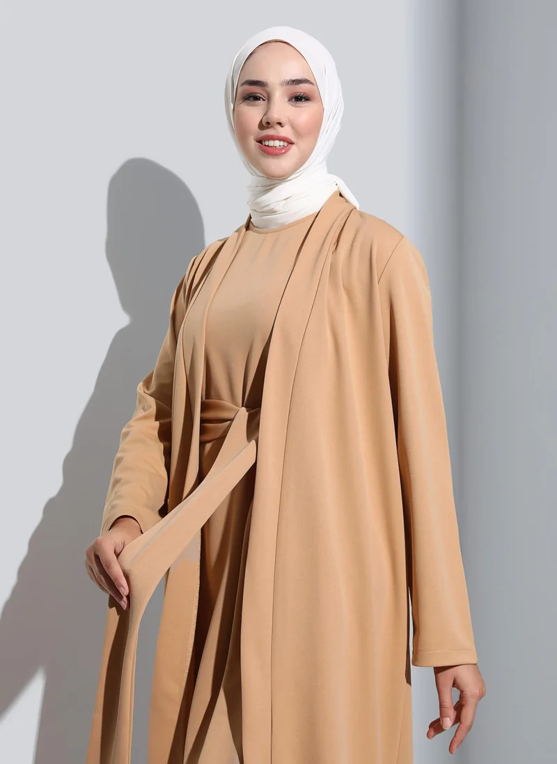Refka by modanisa Beige - Suit - Refka