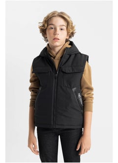 DeFacto Boy Regular Fit Hooded Sleeveless Vest  - Image 3