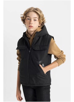 DeFacto Boy Regular Fit Hooded Sleeveless Vest  - Image 5