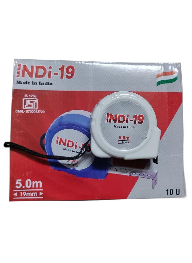 Generic Pack of 2 Indi19 Measuring Tapes 50 m Length 19 mm Width Made in India  - Image 2