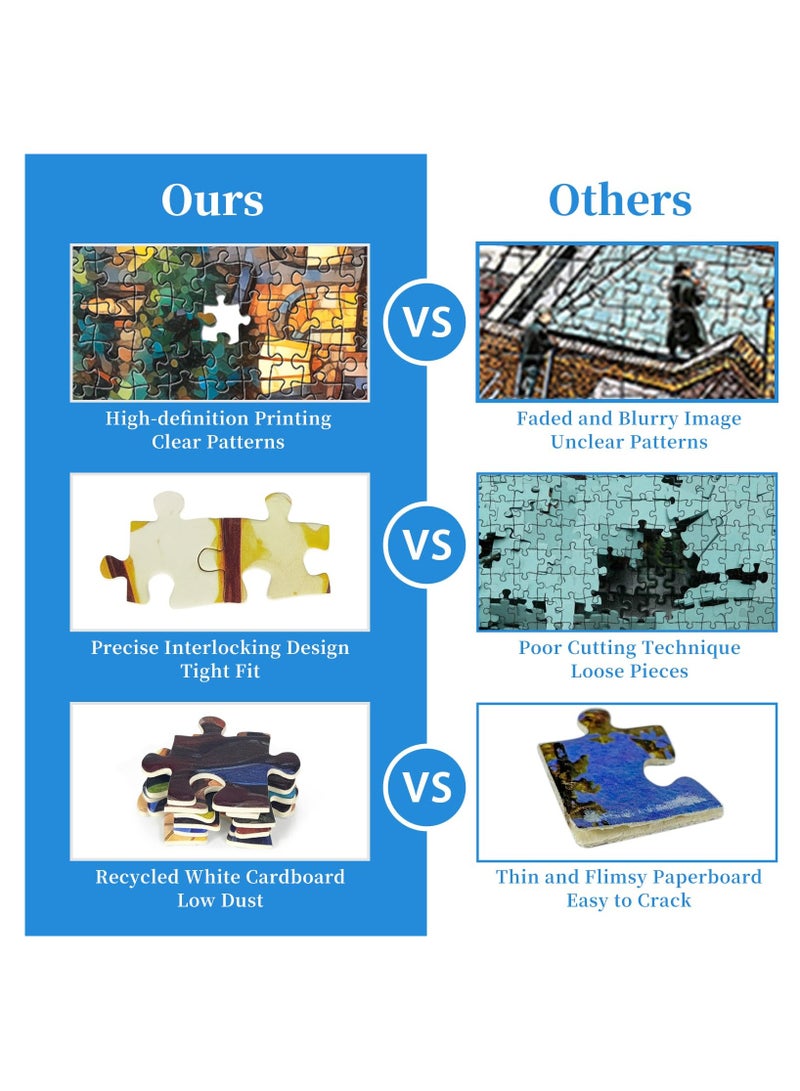 1000 قطعة حلوى البيت لغز الكرتون الكبار ، قماش الحجم 75cm * 50cm - Image 2