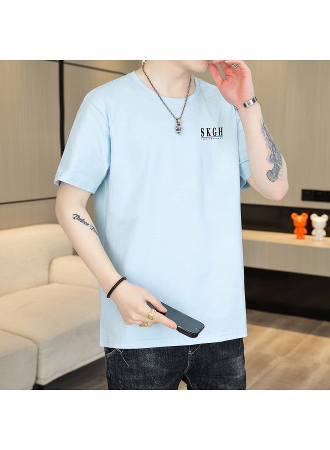 FOLUNSI breathable Men's T-shirt Summer Casual Versatile Pullover Short Sleeve Tee Top For Men - Image 5