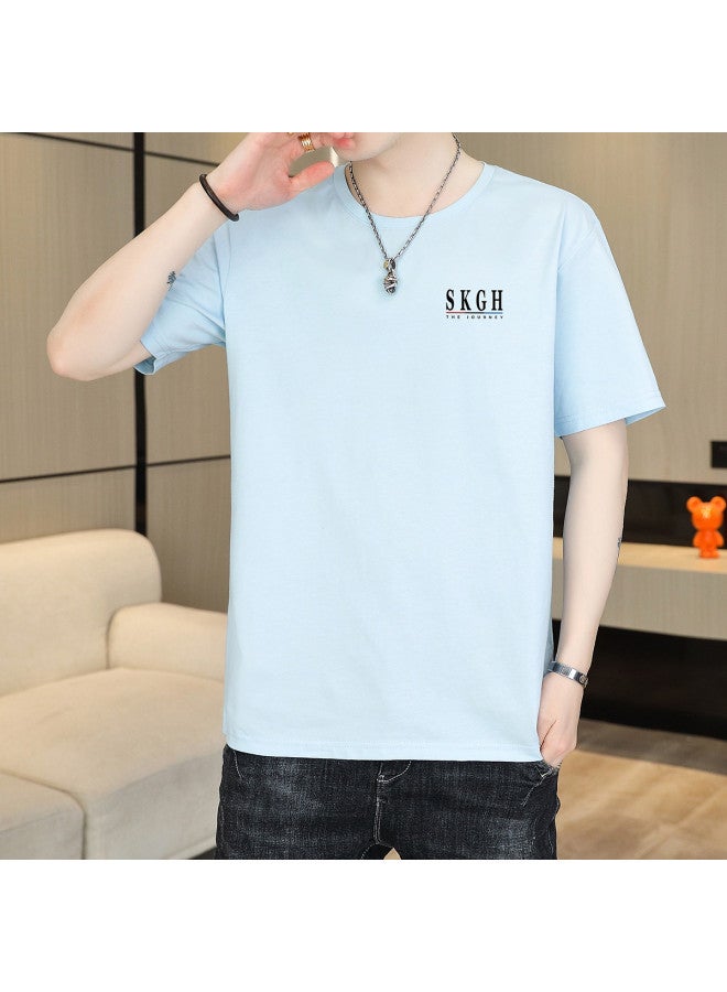 FOLUNSI breathable Men's T-shirt Summer Casual Versatile Pullover Short Sleeve Tee Top For Men - Image 3