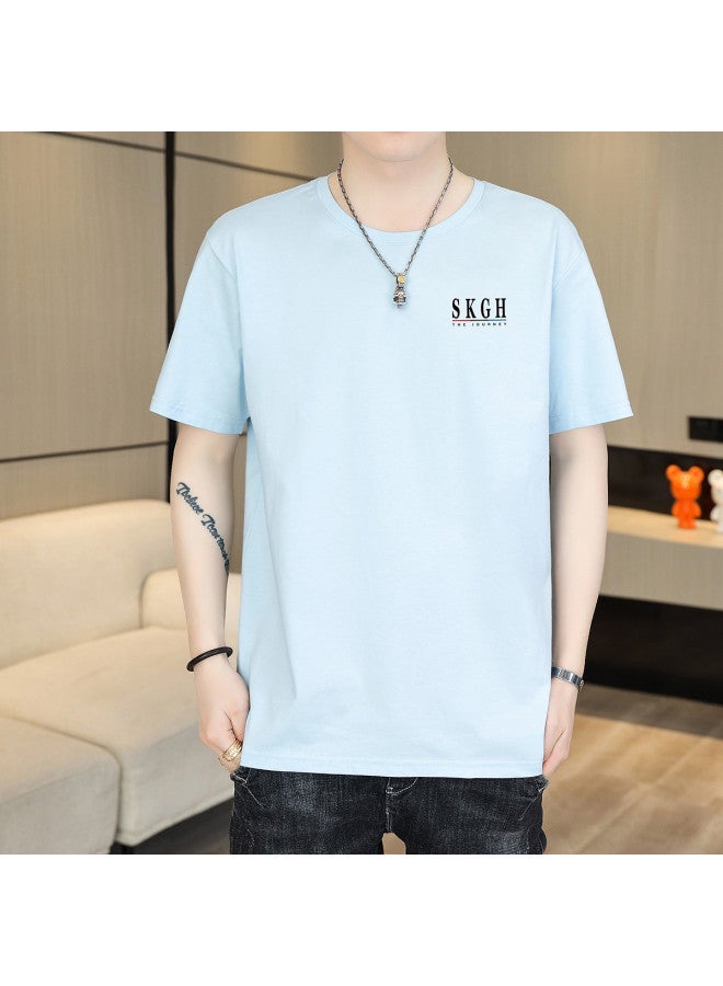 FOLUNSI breathable Men's T-shirt Summer Casual Versatile Pullover Short Sleeve Tee Top For Men - Image 4