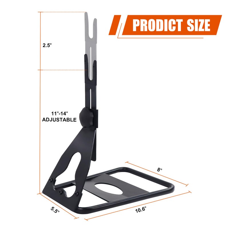WEEROCK Bike Stand Floor Type Hub Mount Height Adjutable Steel Packing Bicycles Indoor Outdoor Storage Garge for 20-29 Inch Bicycle MTB Road Bike - Image 2