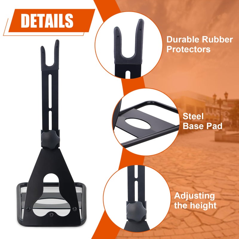 WEEROCK Bike Stand Floor Type Hub Mount Height Adjutable Steel Packing Bicycles Indoor Outdoor Storage Garge for 20-29 Inch Bicycle MTB Road Bike - Image 3