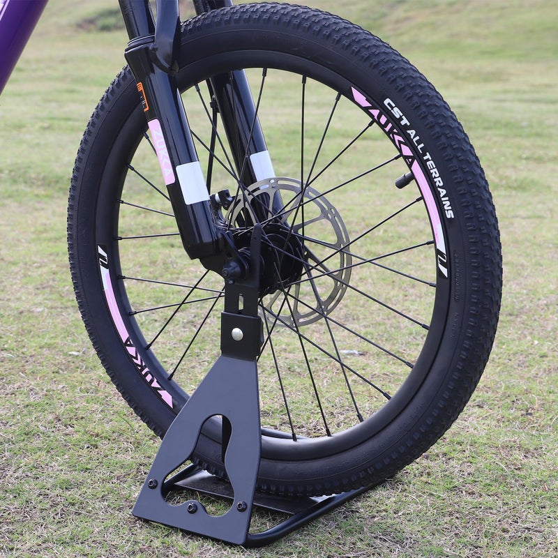WEEROCK Bike Stand Floor Type Hub Mount Height Adjutable Steel Packing Bicycles Indoor Outdoor Storage Garge for 20-29 Inch Bicycle MTB Road Bike - Image 4