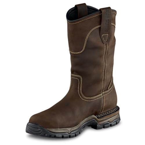 Irish Setter, Two Harbors, Men’s, 11", Waterproof, Steel Safety Toe, Work Boot, Brown, 10.5 D (Medium) - Image 1