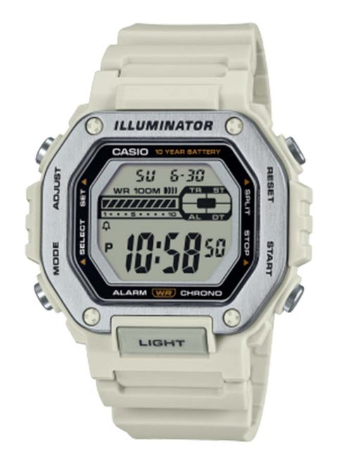 Digital Square Shape Resin Wrist Watch MWD-110H-8AVDF - 47.2 Mm