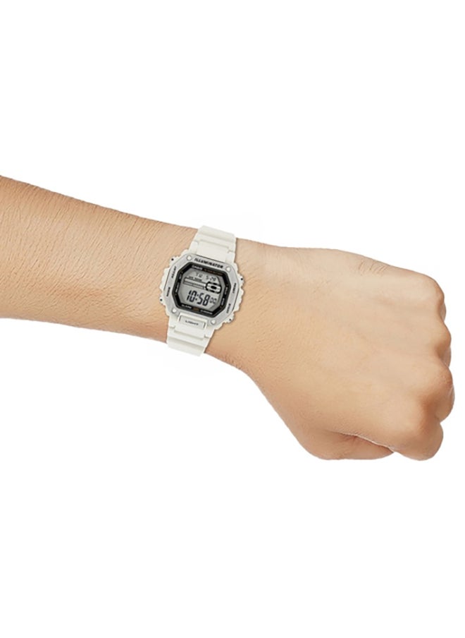 CASIO - Digital Square Shape Resin Wrist Watch MWD-110H-8AVDF - 47.2 Mm - Image 1