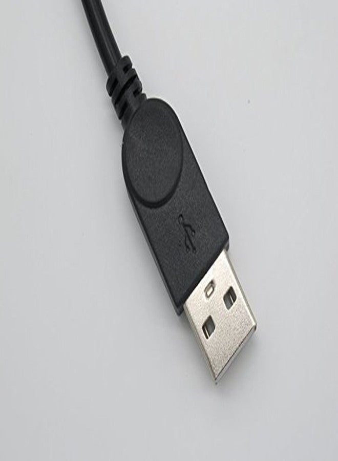 Cuziss 30cm USB 2.0 a Power Enhancer Y 1 Female to 2 Male Data Charge Cable Extension Cord - Image 2