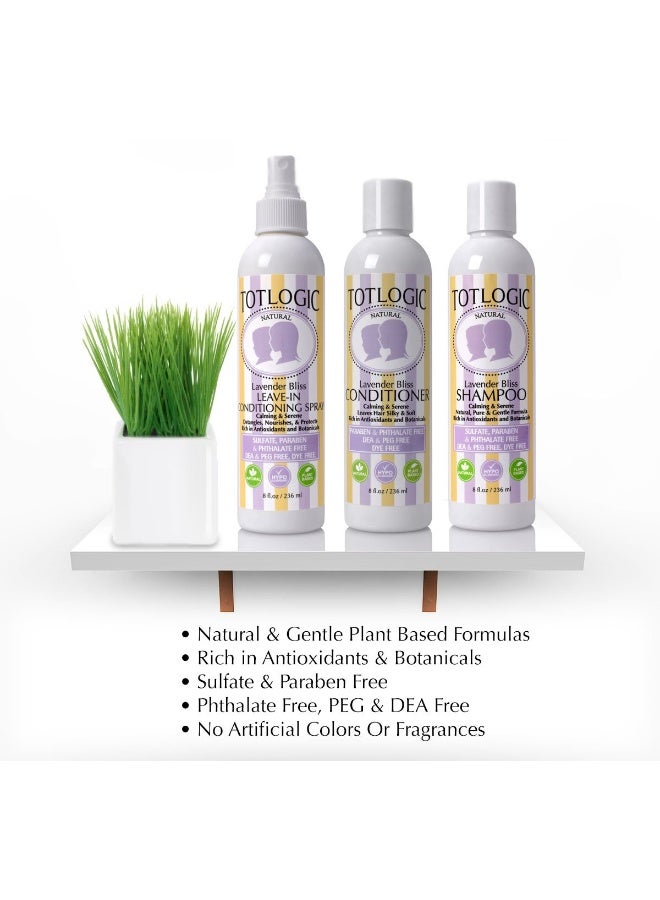 TotLogic Sulfate Free Baby Shampoo- Lavender Bliss Hair Care, 8 oz, No Phthalates, No Formaldehyde, Infused With Natural Antioxidants and Botanicals - Image 5
