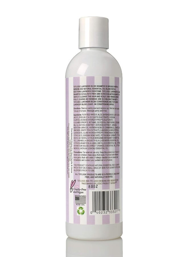 TotLogic Sulfate Free Baby Shampoo- Lavender Bliss Hair Care, 8 oz, No Phthalates, No Formaldehyde, Infused With Natural Antioxidants and Botanicals - Image 4