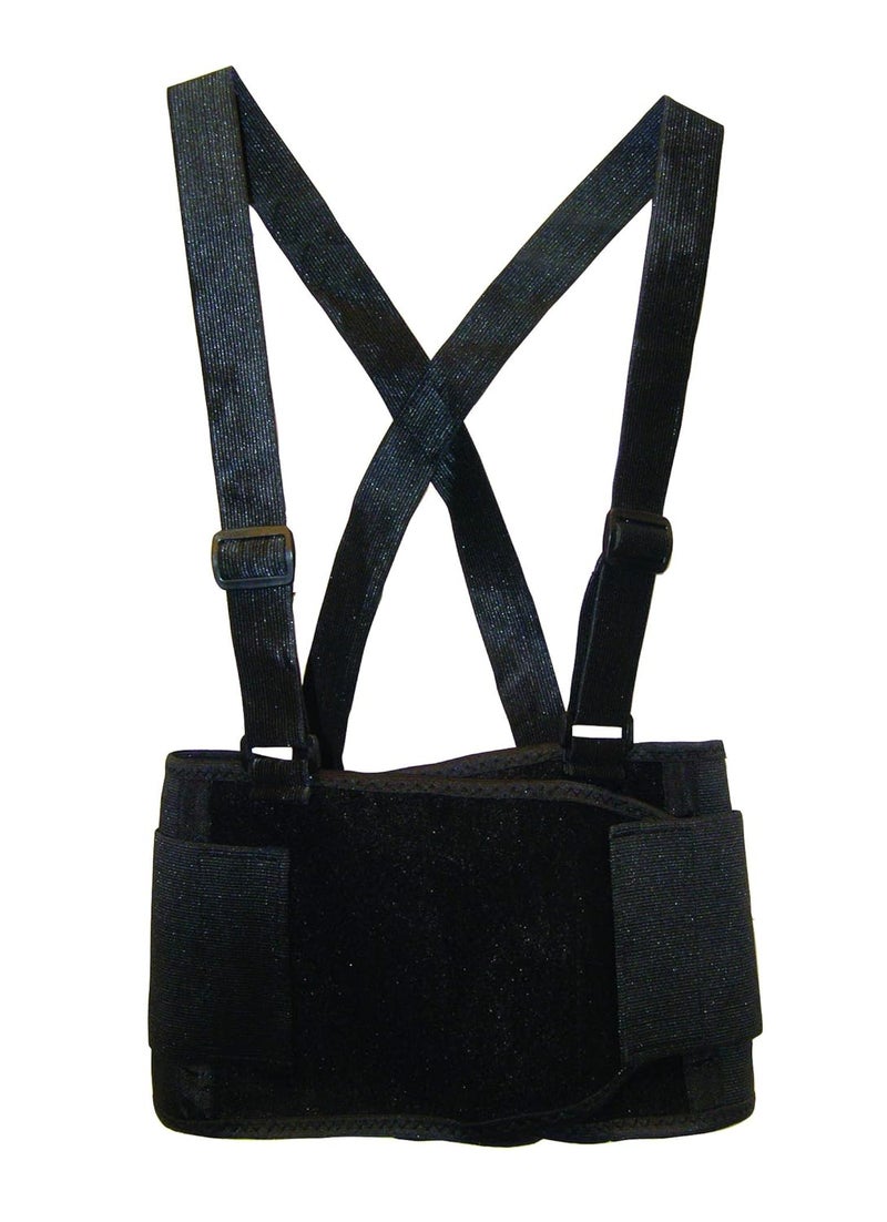 SAS Safety Corp Deluxe Back Support Belt | Lightweight, Cool Polyester Lumbar Support Belt | Adjustable, Flexible, Contoured Support Professional Safety Belt for Heavy Lifting, Moving (Large) - Image 1
